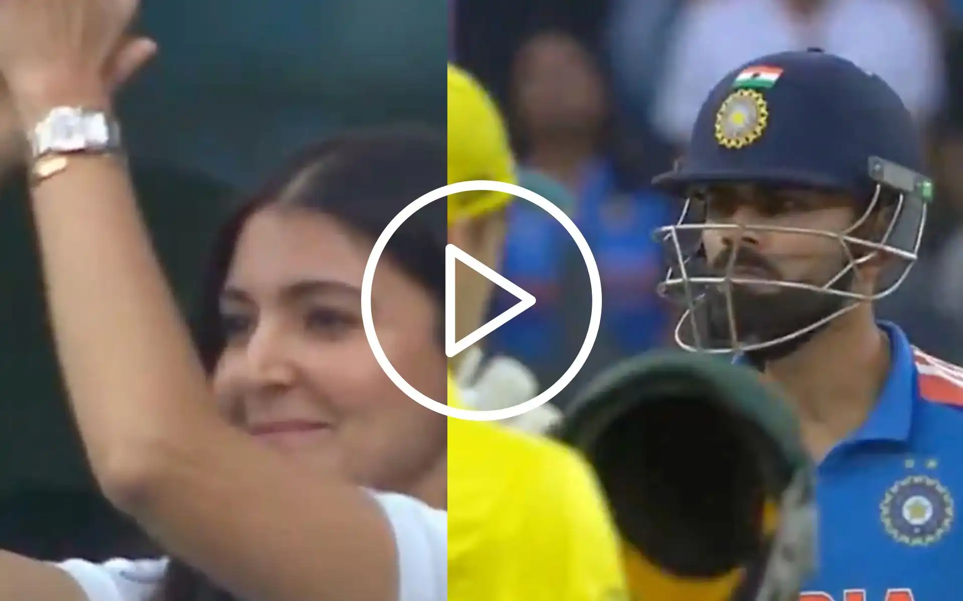 [Watch] Anushka Sharma Claps For Virat Kohli As He Slaps Australia With A Powerful Shot